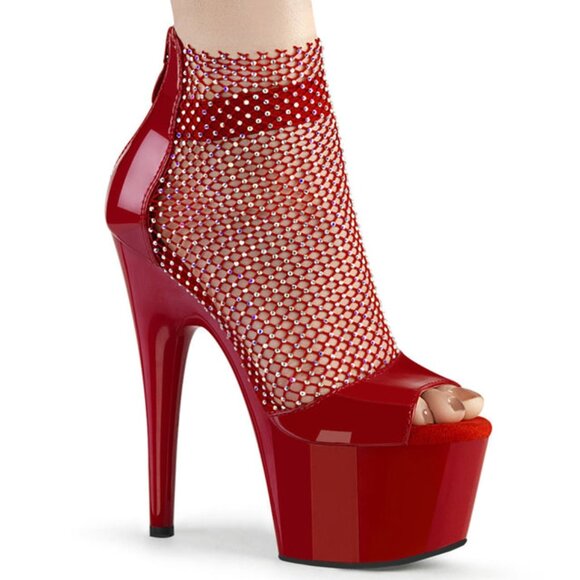 Red Adore-765 RM Platform Stilettos - Picture 6 of 6